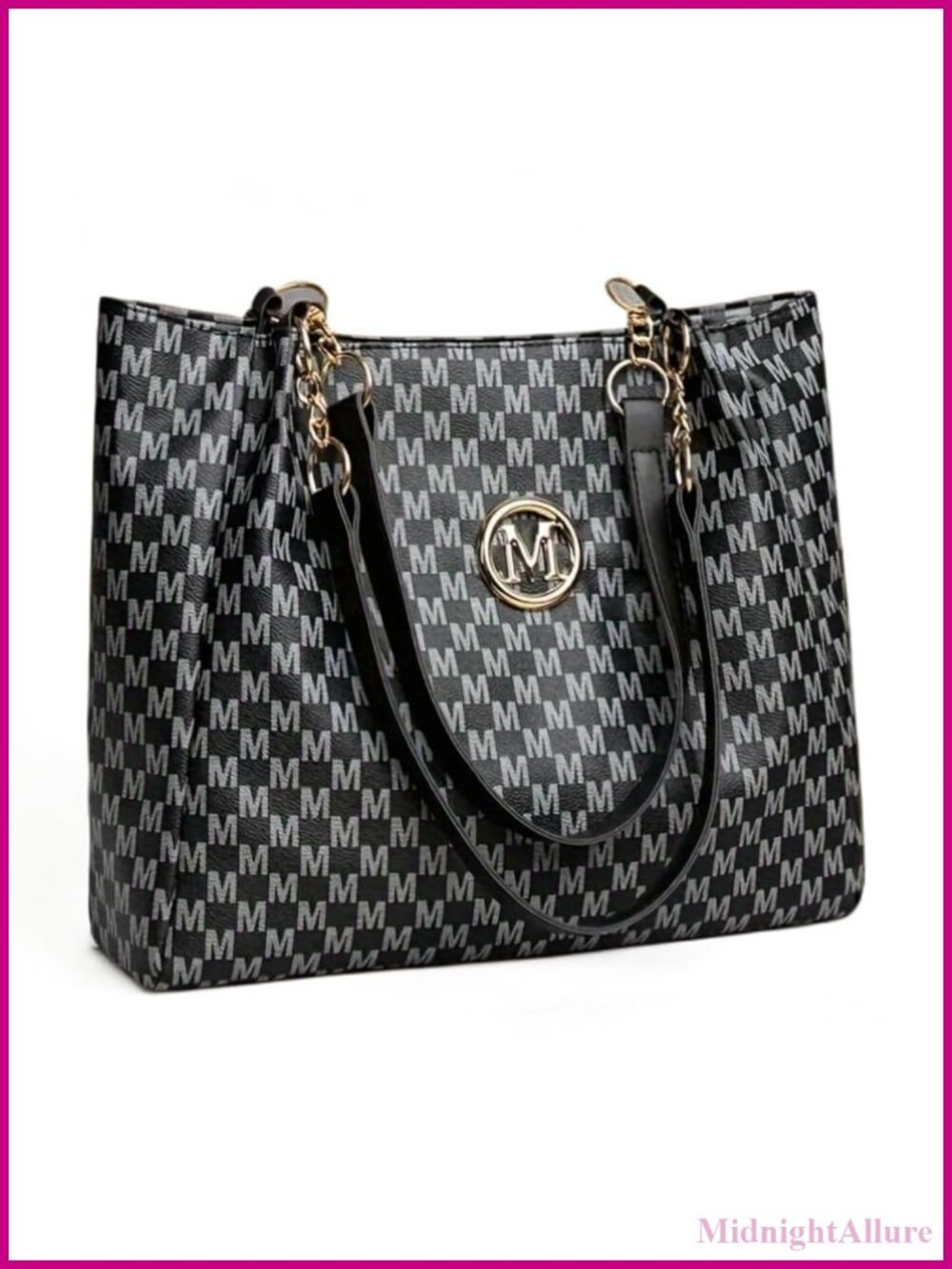 PU Leather Foldable Shoulder Bag Handbag Multi-Pocket Travel Work